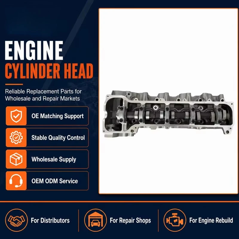 Brand New Complete Cylinder Head Assembly 1RZ Engine Models Direct Fit Replacement Professional Grade High Quality