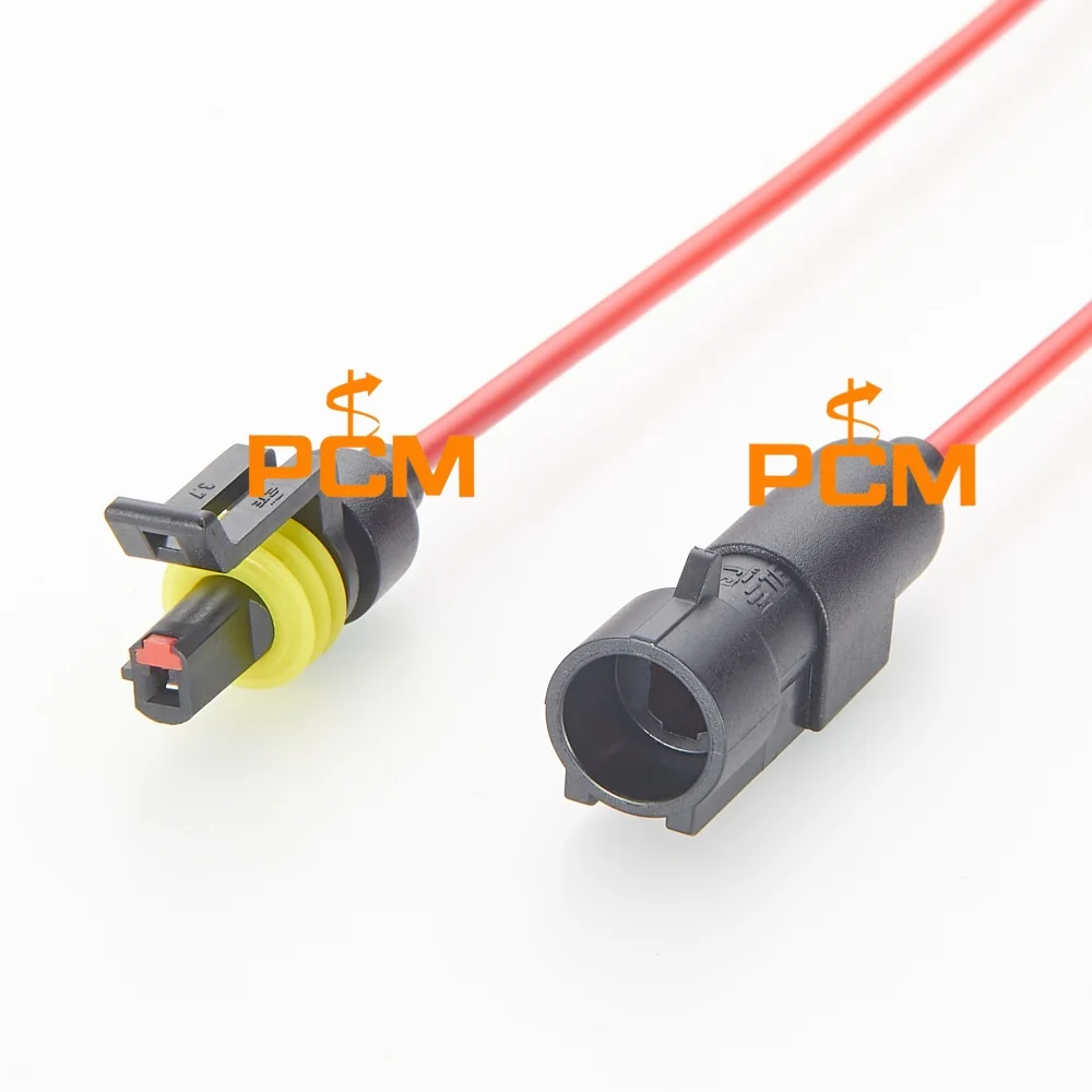 Tyco AMP Superseal 1.5mm 1Pin Waterproof Automotive Wire Harness Cable 282079 282103 Oil Pressure Sensor Lighting Connector