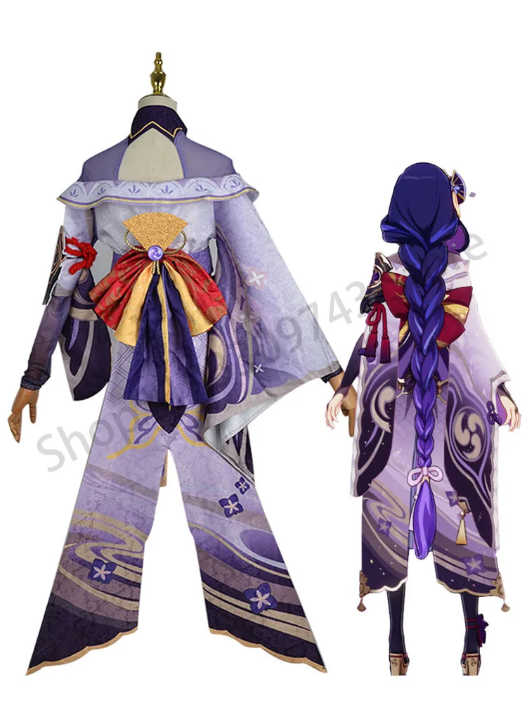 

Genshin Impact cos costume rice wife thunder movie thunder god bal thunder general cosplay anime costume female imperial sister