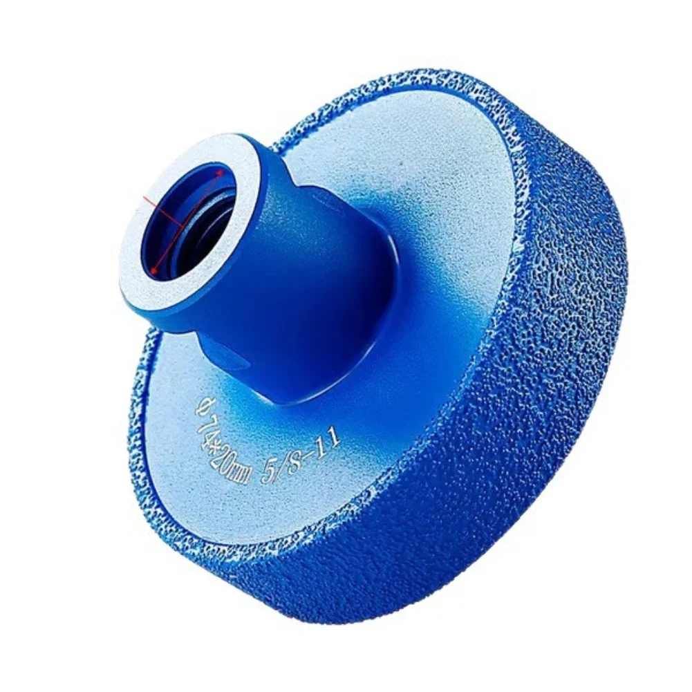 2pcs Grooving Wheels for Angle Grinder Flat Grinding Disc For Stone Tile Marble Vacuum Brazed Diamond with 58 11 Spindle