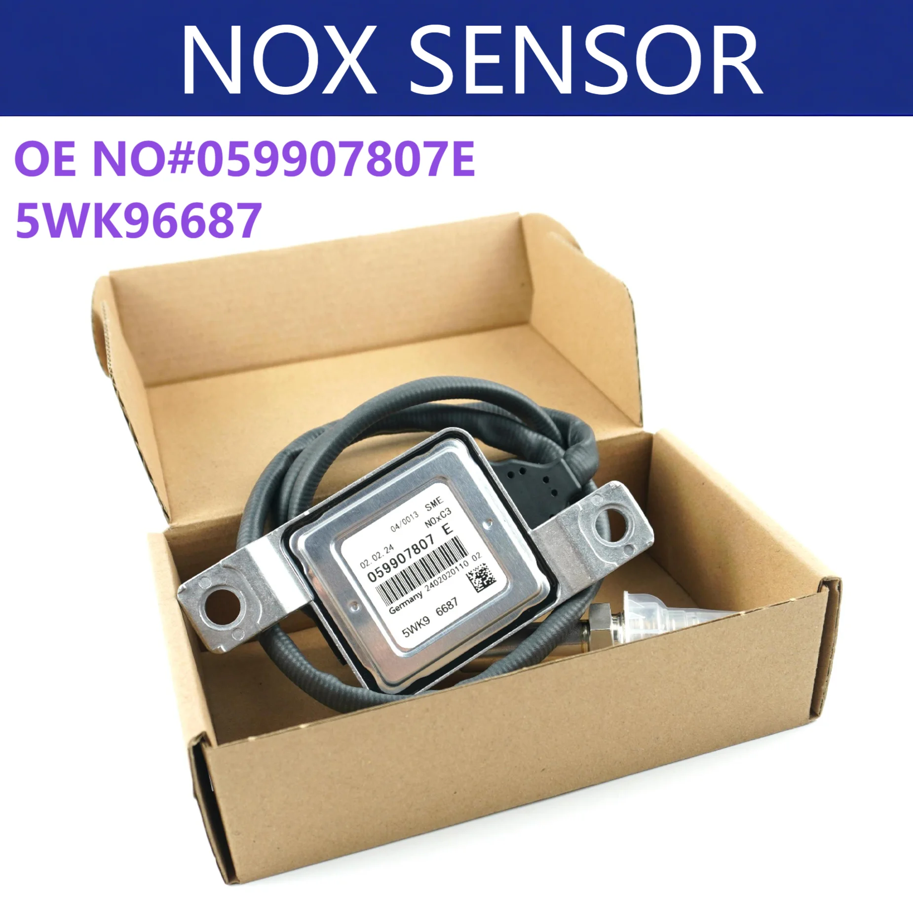 

For 2010-2015 Audi Q7 4L 2009-2012 Volkswagen Touareg TDI Nox Sensor Nitrogen Oxide Sensor 059907807E 5WK96687