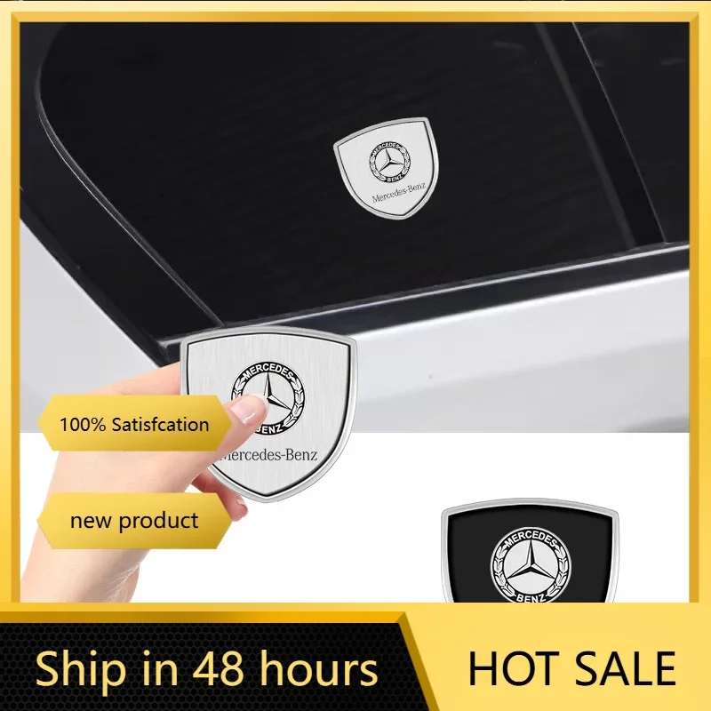 

, 1/2 шт. 3D металлический автомобильный Стайлинг щит эмблема значок наклейки для Mercedes Benz W211 W205 W213 W203 C218 A207 CLA CLS E Class