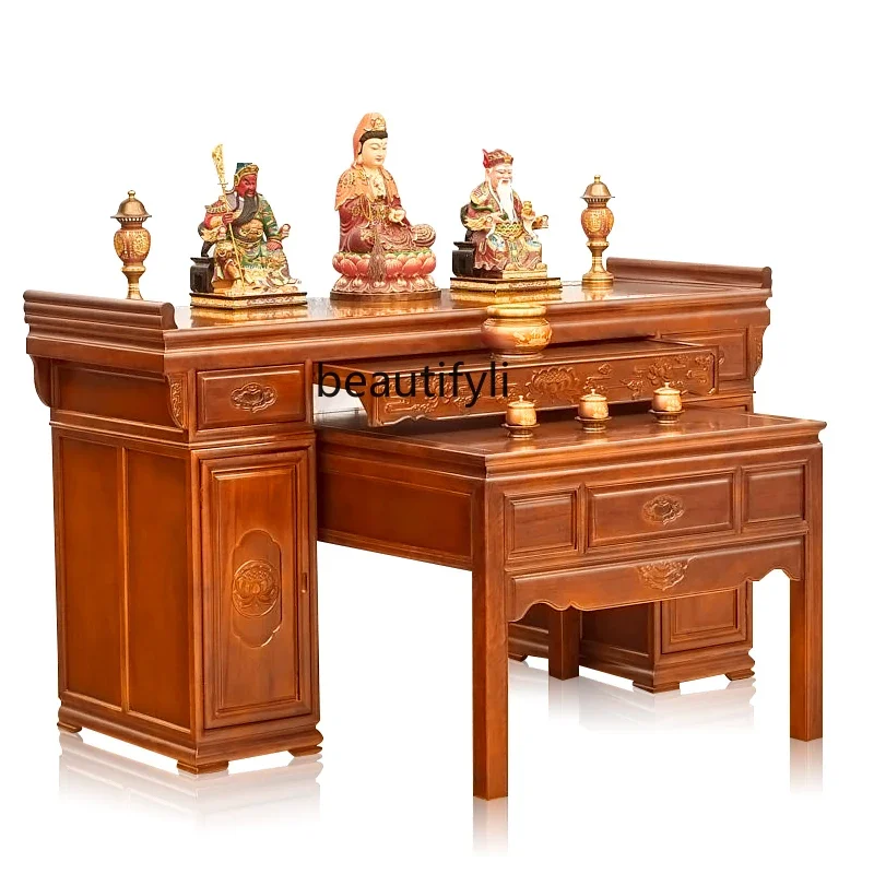 

Tieban New Chinese-style table for living room Household table Incense Buddha Hall Buddha table
