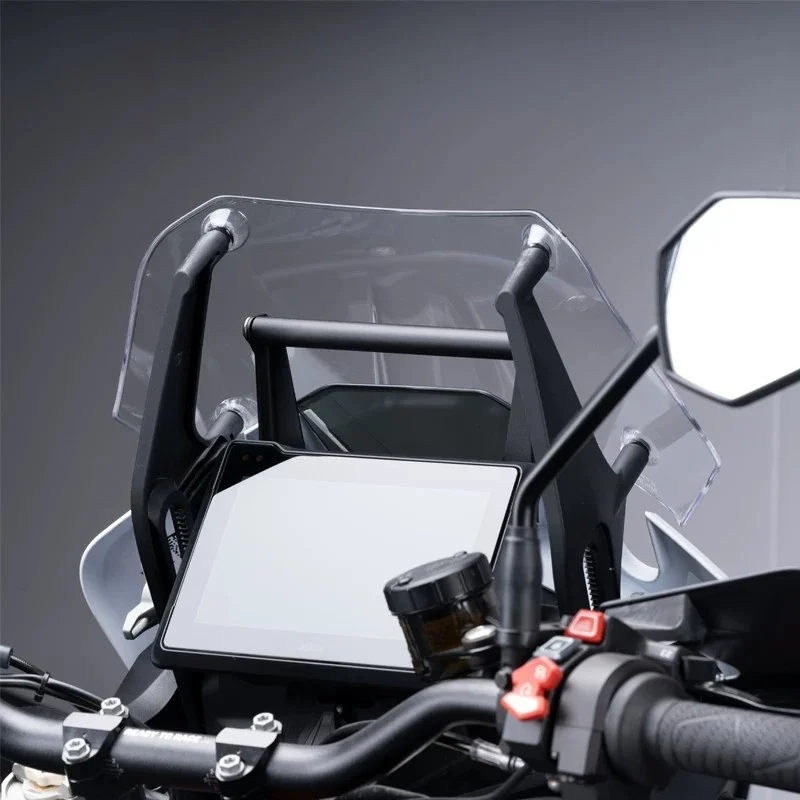 For the new KTM 1290 ADV S/R model, the accessory, navigation phone holder, can be installed without any damage.