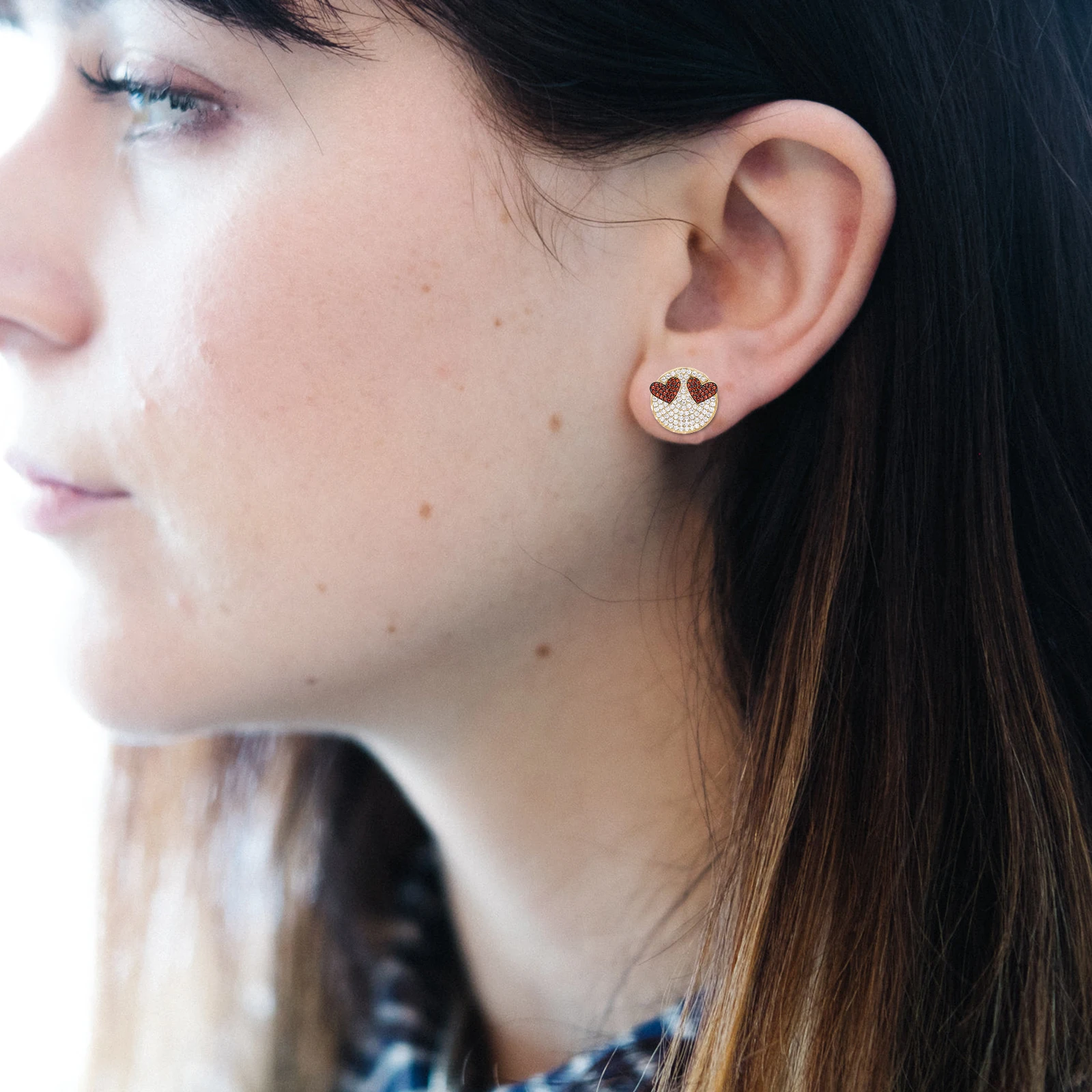 

10pcs Ear Stud Bezel Earring Sheets Stainless Steel Blank Posts Base Blanks Gemstone Settings Diy Jewelry Parts Round Gold 10mm