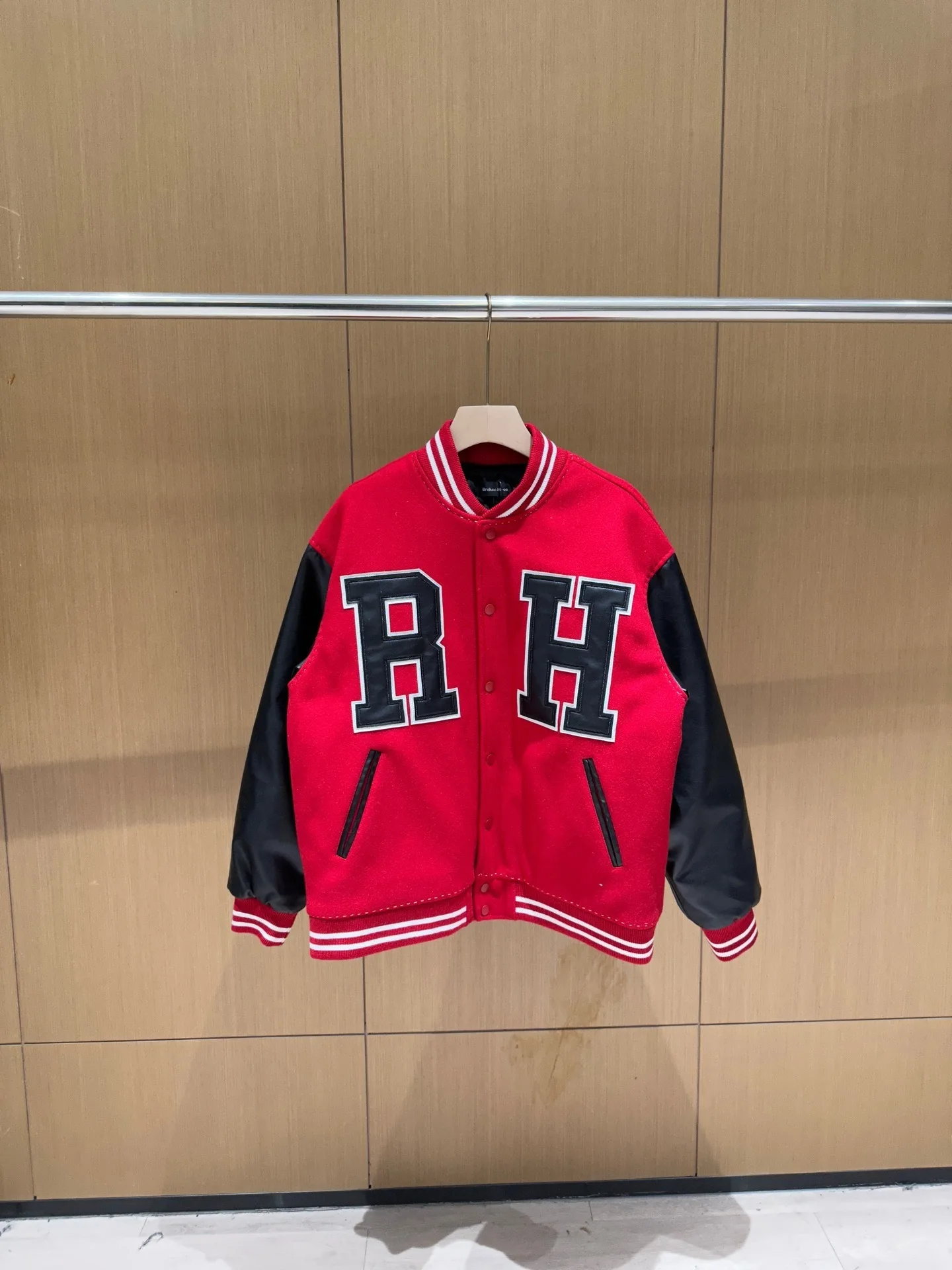 

25fw red baseball jacket Men Women High Quality thick Jackets Coat