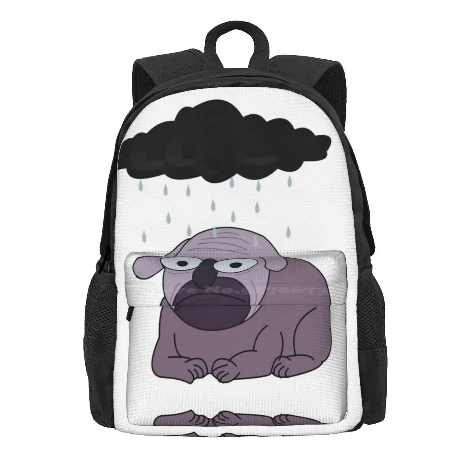 Depressed Dog Hot Sale Schoolbag Backpack Fashion Bags Gregory Wirt Beatrice The Beast Otgw Sad Dog Animated Weird Creepy