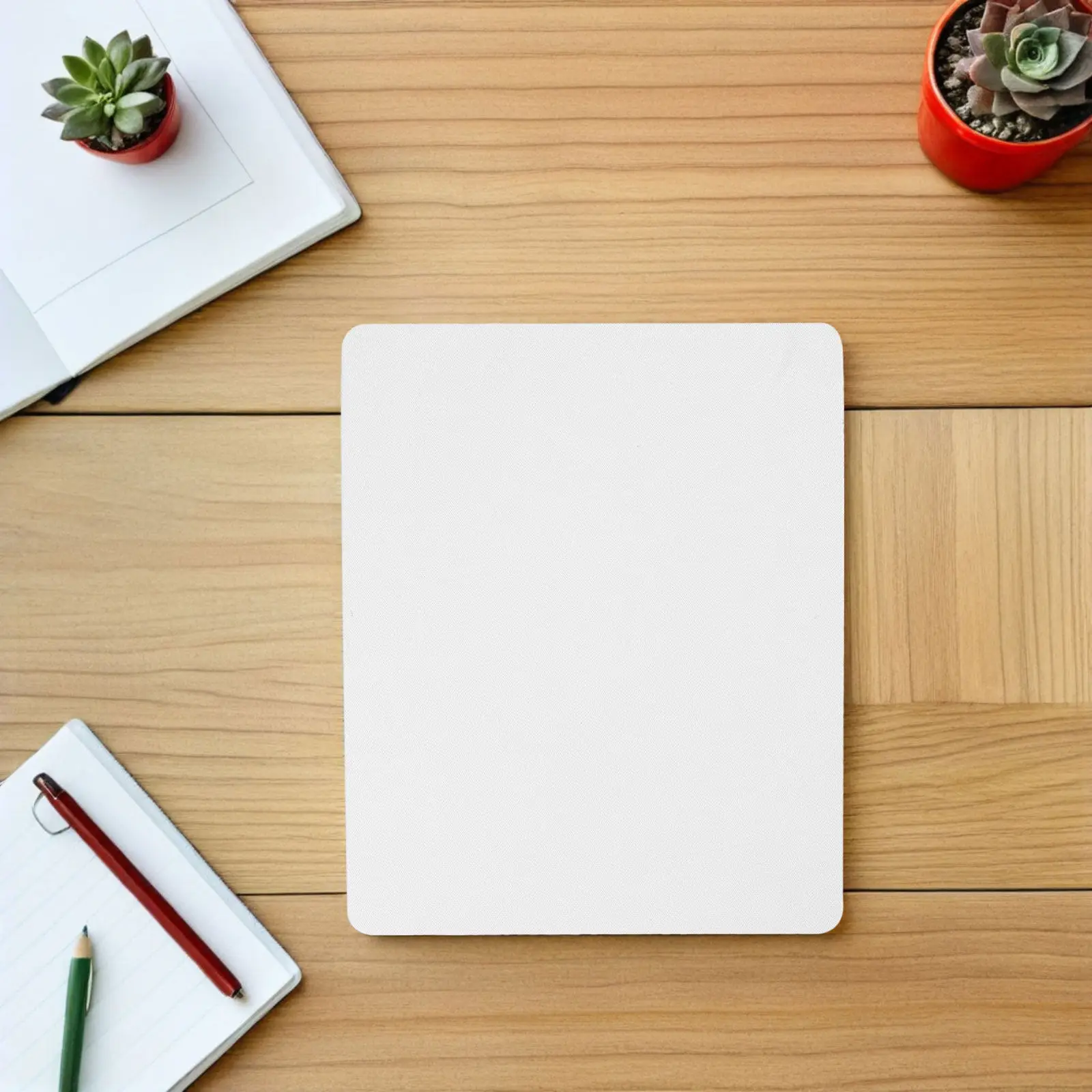 12Pcs Sublimation Mouse Pad Blank White Gaming Desk Mat DIY Heat Press Printing Office Mousepad Gaming Mouse Mat