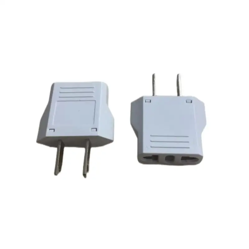 652F Outdoor 125-250V American Adapter International Travel Electrical Plug Converter Power Adapter Socket 2Pin