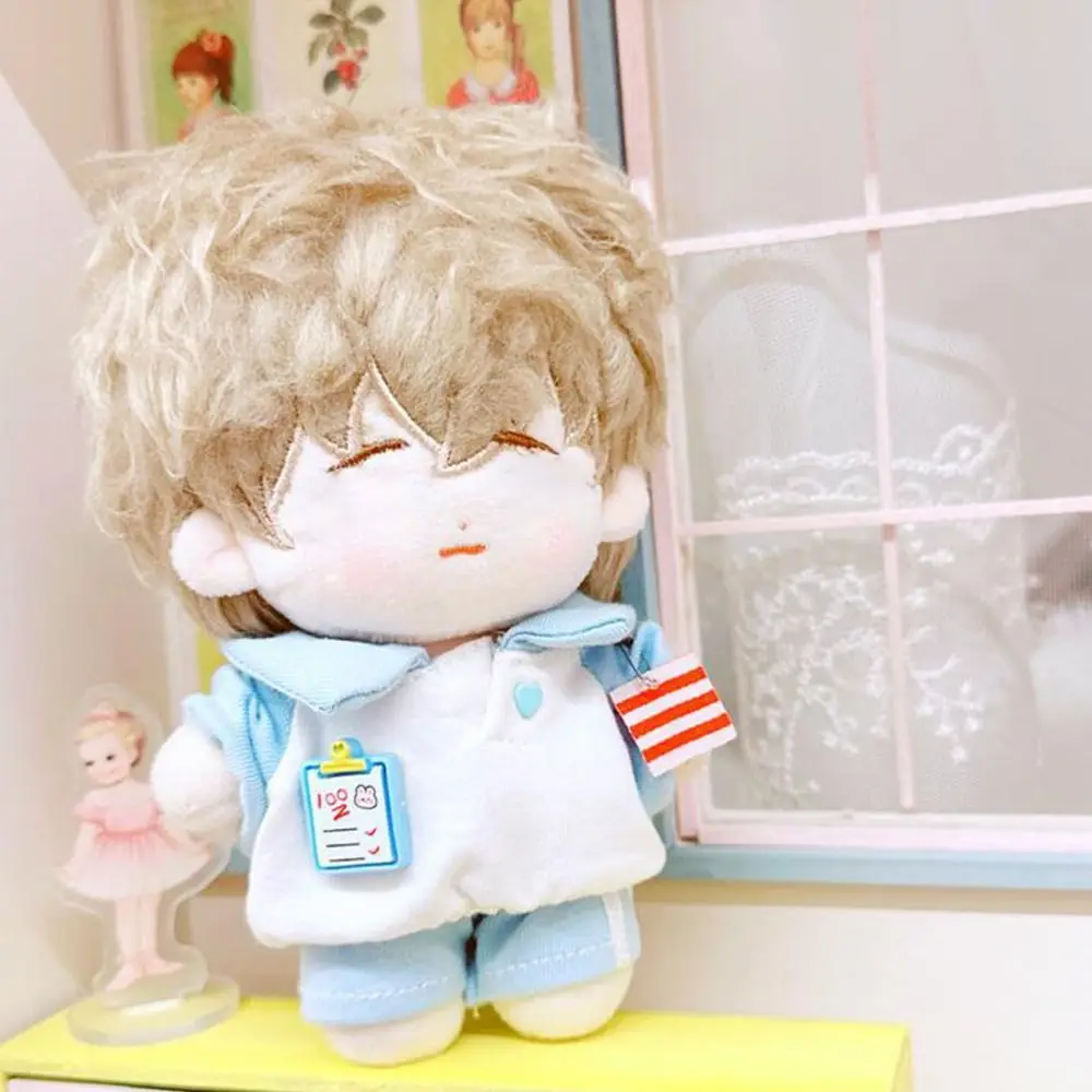 ملابس دمية محشوة بالقطن ، منزل لعب ، أزرق ، وردي ، تيشيرت ، طقم بنطلون ، دعامة صور ، تأثيري ، بدلة زحف ، 10 * ، هدية