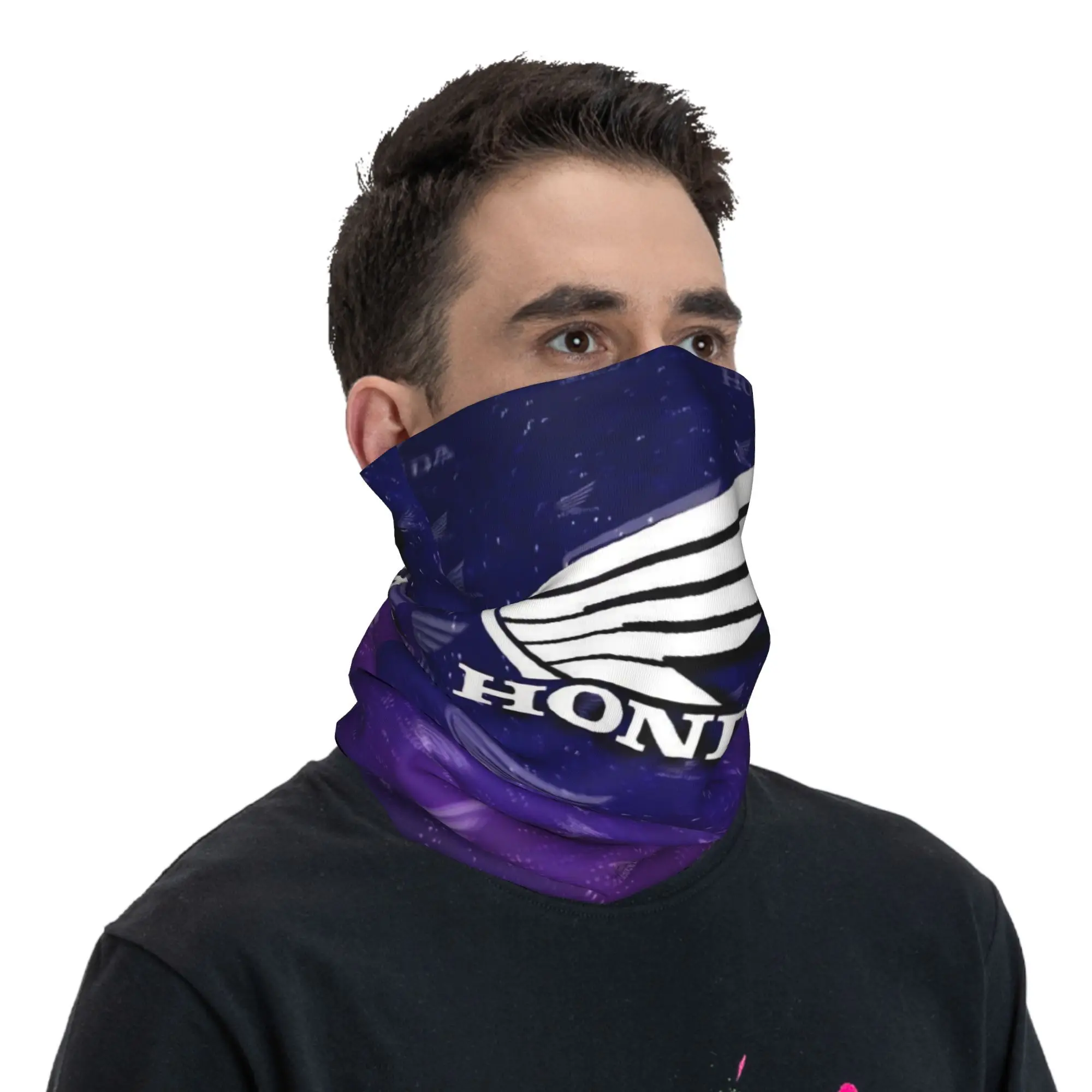 커스텀 H-혼다 넥 게이터 남녀 UV 차단 겨울 모토크로스 레이싱 반다나 스카프 (스키용)