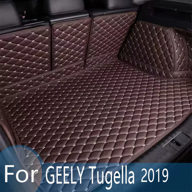 

Автомобильный коврик для багажника GEELY Tugella New Energy 2019, пользовательские автомобильные аксессуары, украшение интерьера автомобиля