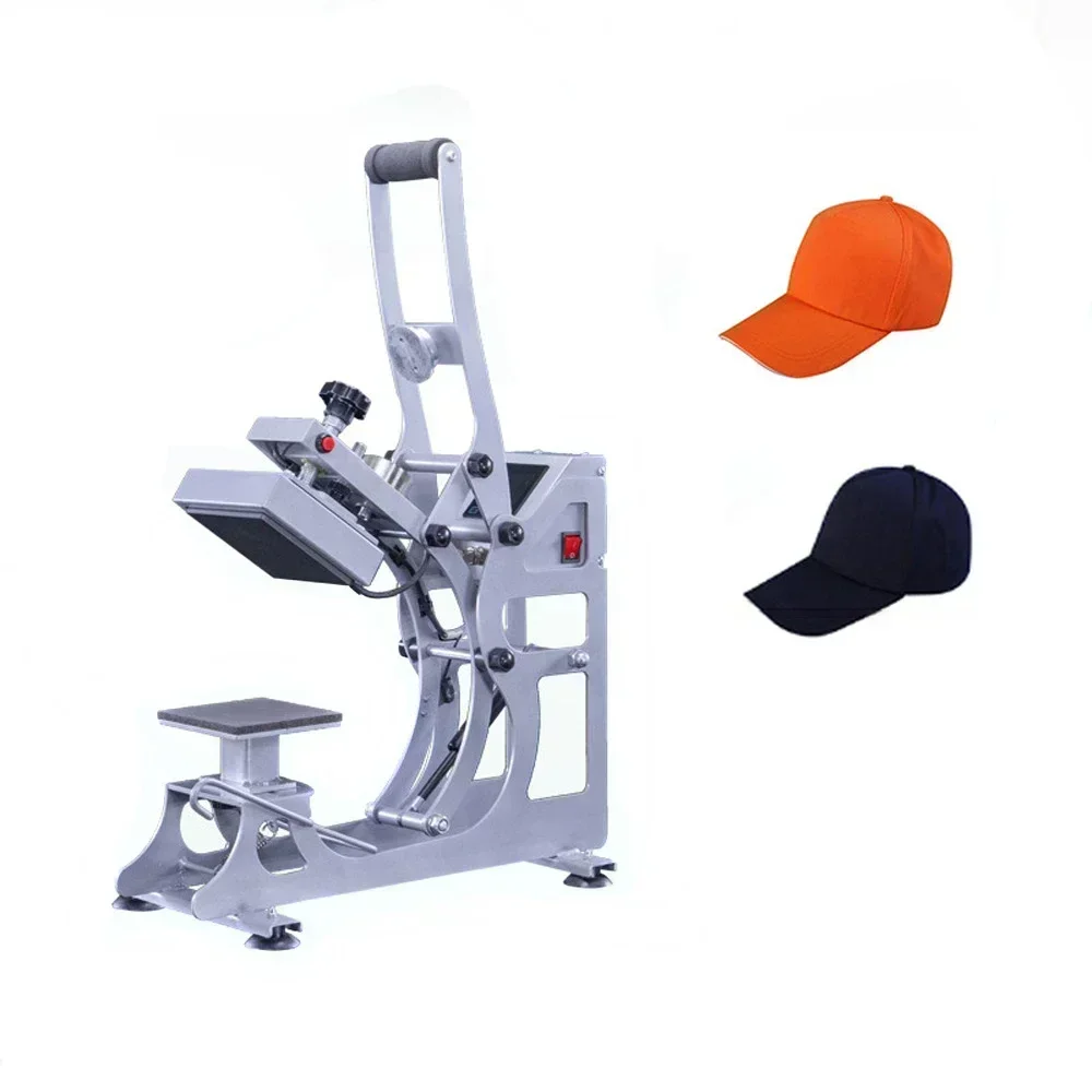 Portable Cap Heat Press Printer 2in1 Hat T-Shirt Sublimation Transfer Printing Machine 8*14/12*12 Hot Stamp Machine CK2815S Hot