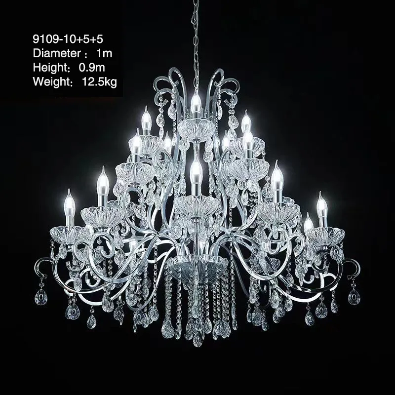 Wedding hall twist acrylic crystal chandelier ceremony pavilion ceiling lighting wedding props crystal chandelier decorative