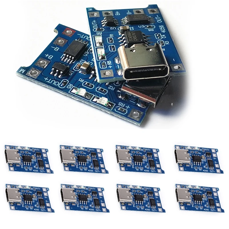 TP4056 Type-C Micro Mini USB Charger Module 18650 Lithium Battery Charging Board With Protection For DIY Battery Charging Kit