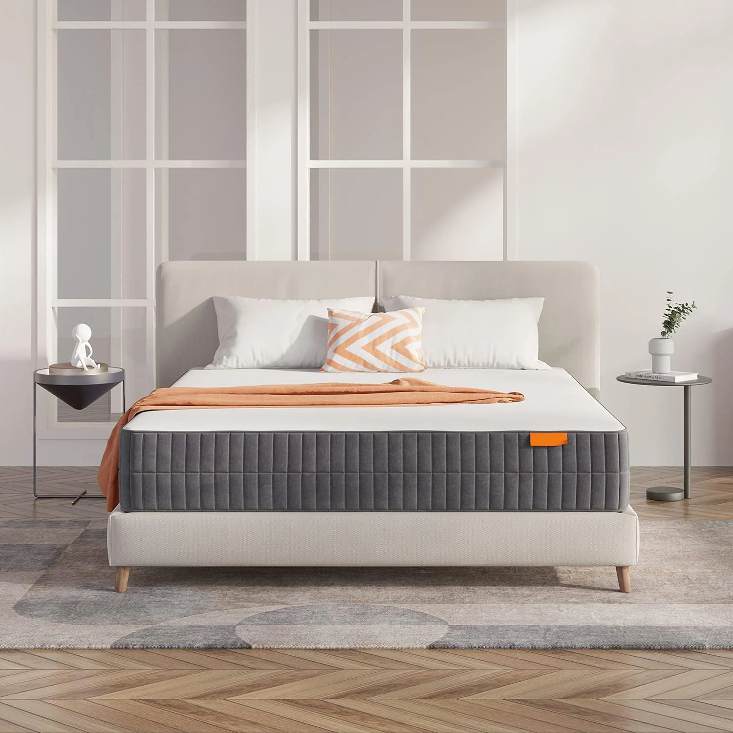 Comfortable Cheap Best Hotel Foldable Bed Mattresses in Box king Queen Single Double Size Memory Foam Pocket Spring Mattress