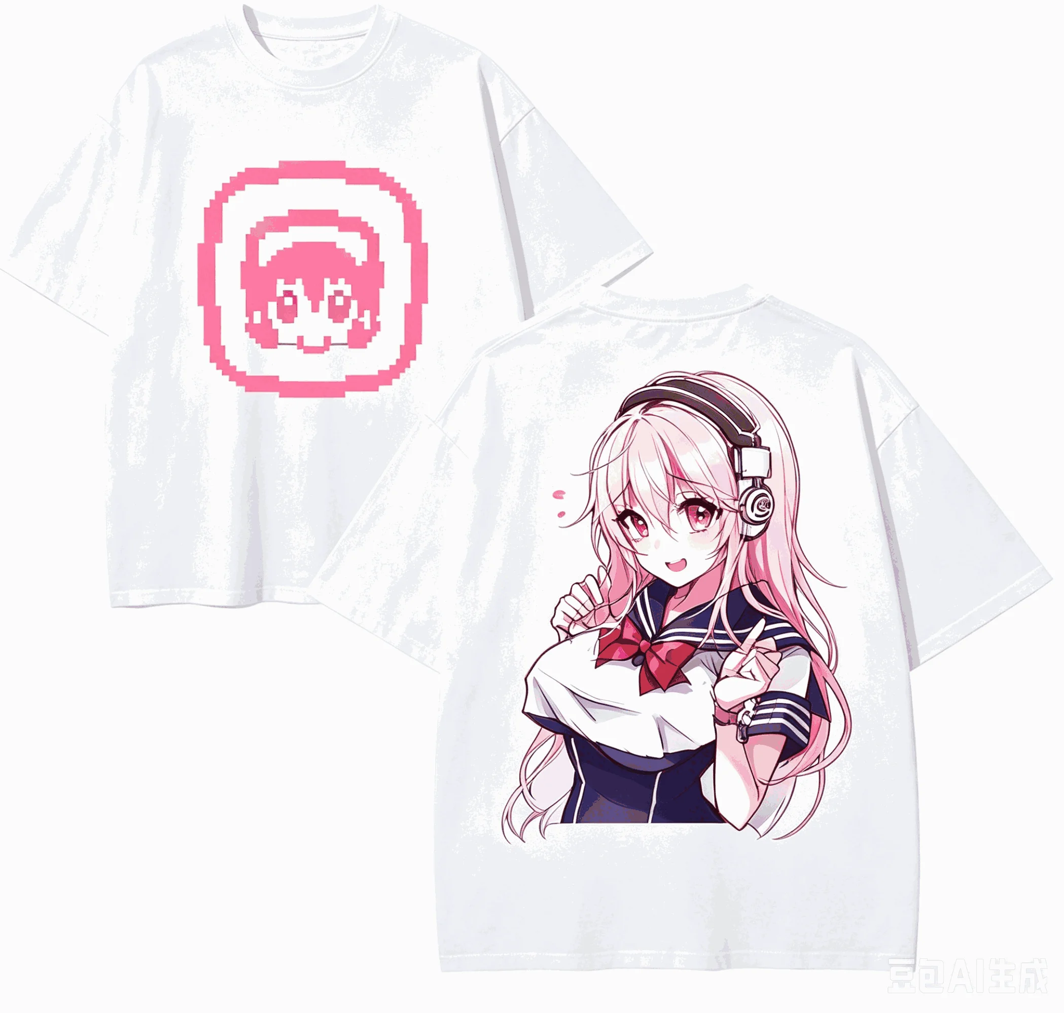 Super Sonico Anime Lover T-shirt Harajuku Cotton New Model High Street Oversized Unisex Retro Fashion Couples hot product soft