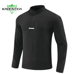 Karentea Running dresy męskie oddychające odblaskowe Fitness koszulki z długim rękawem odzież sportowa Outdoor Women Jogging Sportswear