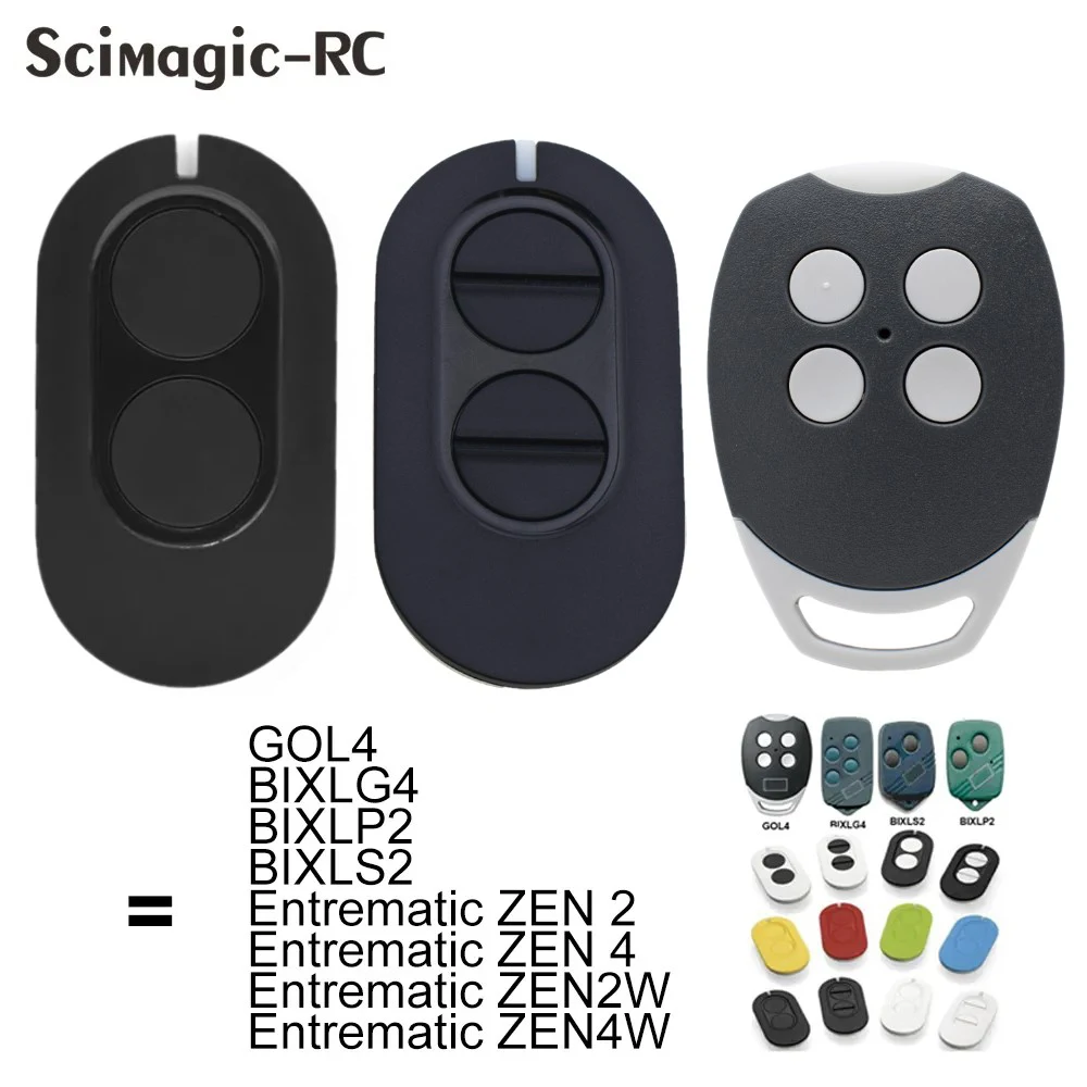 For Entrematic 433MHz Rolling Code Garage Remote Control Gol4 BIXLG4 BIXLP2 BIXLS2 ZEN 2 ZEN4 ZEN2W ZEN4W for Slide Gate