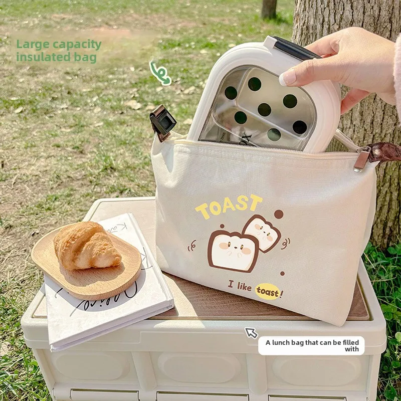 أكياس بينتو اللطيفة، أكياس معزولة سميكة، أكياس صندوق الغداء، حقائب بينتو، أكياس رقائق الألومنيوم المبردة للركاب