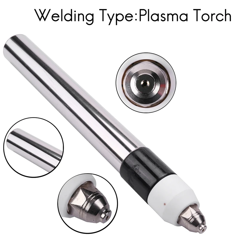 P80 Stainless Steel Straight Shank Plasma Cutting Head Metal Cutting Torch Electrode Nozzle