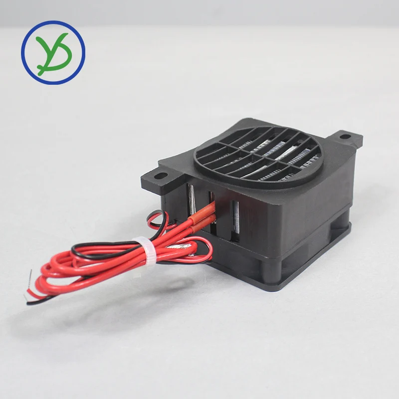 24V 80W Insulation Ceramic Thermistor Fan Heater Thermostat Heater Fan Heat Blower For Incubator Ptc Heating Element