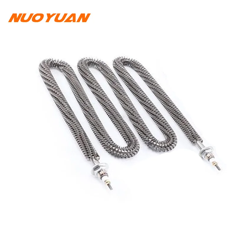 220V 4.5KW/5KW Finned Heating Element Electric Fin Heater Resistors Hot Air Heater Heating Element