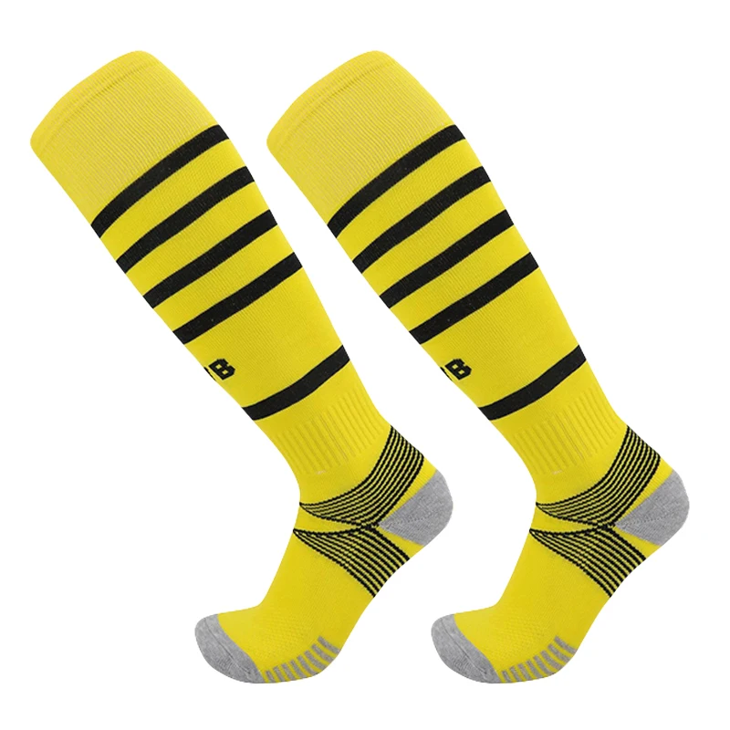 2021/22 New Season Soccer Socks For Adults Kids Thickening Towel Bottom Knee High Football Training Match Sport Racing Stocking