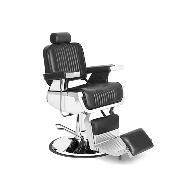 

Vintage Reclining Chair Hydraulic Barbershop Beauty Spa Styling Chair Heavy Duty Professional Salon Barber Chair
