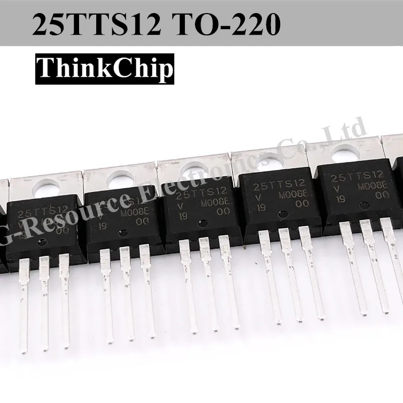 (10 قطعة) VS-25TTS12-M3 / VS-40TTS12-M3 TO-220 25TTS12 /40TTS12 SCR مقوم السيليكون الذي يتم التحكم فيه ترانزيل ذو تأثير ميداني أصلي جديد