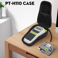 Portable Printer Case Fit Brother P-Touch PT-H110 PT-H105 PT-H111 Label Printer with 1PK Compatible TZe Tape tze231 Printer Bag