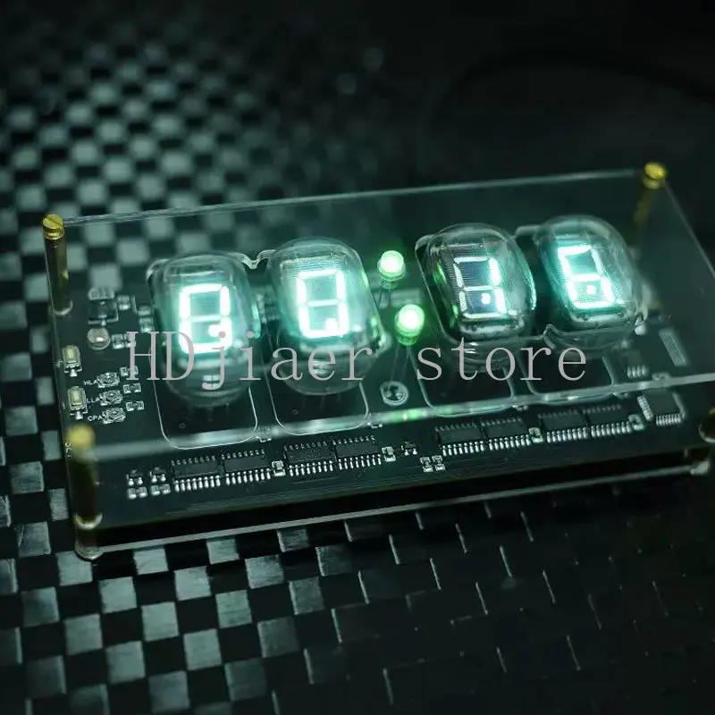 

IV22 VFD Fluorescent Tube Clock - Nixie Tube Style Retro Electronic Clock