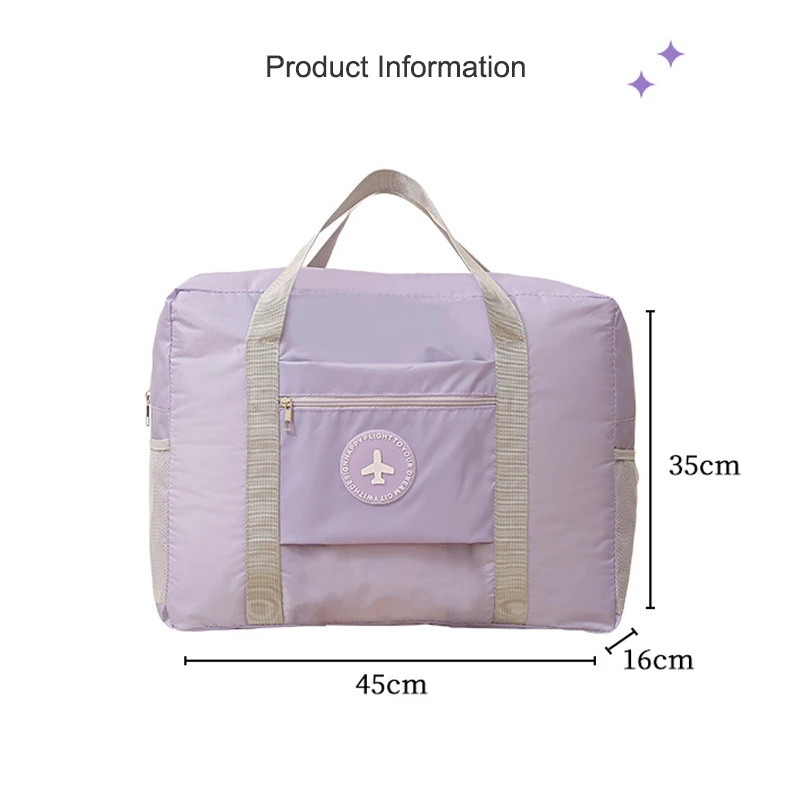 Buylor Large Capacity Travel Bag Portable Clothes Blankets Storage Bag For Business Trips Multi Functional Organizing Bag ﻿