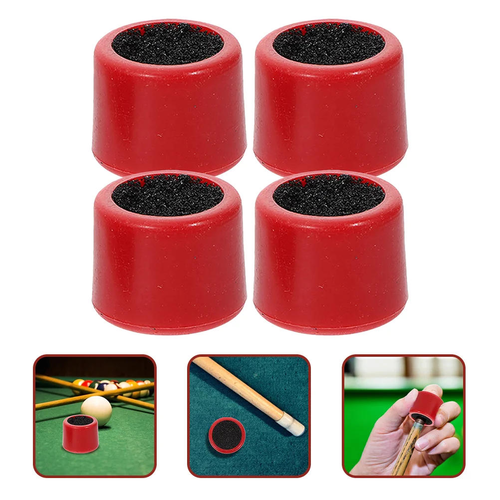 

4 Pcs Cue Tip Shaper Pool Cue Tips Trimmer Professional Billiard Accessories Round High Grade Material Easy