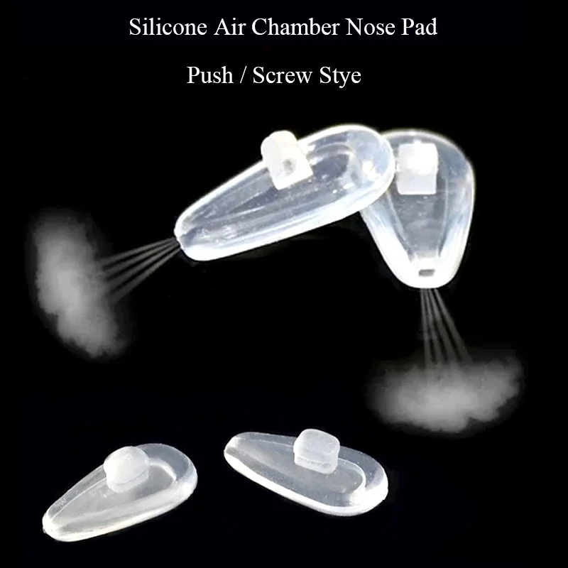 

100pcs 14mm Quality Silicone Air Chamber Glasses Nose Pad
