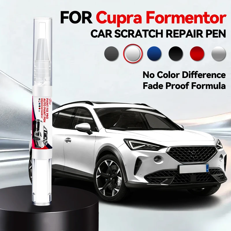 

Карандаш для ремонта автомобильной краски для CUPRA Formentor 2020-2025: аксессуары для устранения царапин, цвета: синий, бронзовый, красный, белый, черный, синий «Фьорд»