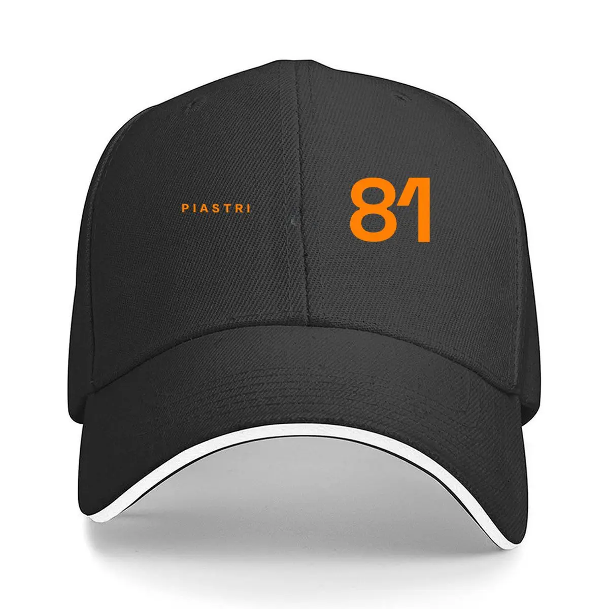 

Piastri 81 Racing Driver F1 Fan Tribute Motorsport Identity Art Sandwich Baseball Cap