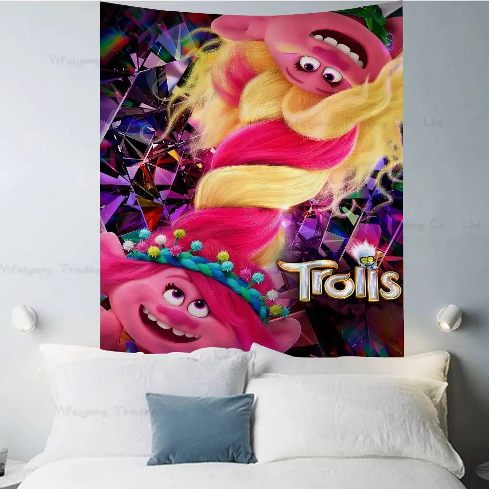 الكرتون T-المصيدون الفرقة المطبوعة قماش مزخرف جداري كبير رخيصة الهبي الجدار الشنق البوهيمي جدار المفروشات ماندالا INS ديكور المنزل