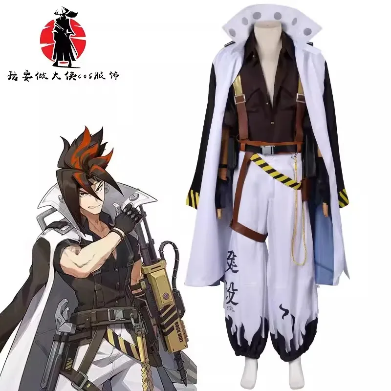 أزياء أنطون إيفانوف التأثيرية Zenless Zone Zero ZZZ ملابس تنكرية بدلة موحدة للرجال والنساء أزياء الهالوين للعب الأدوار