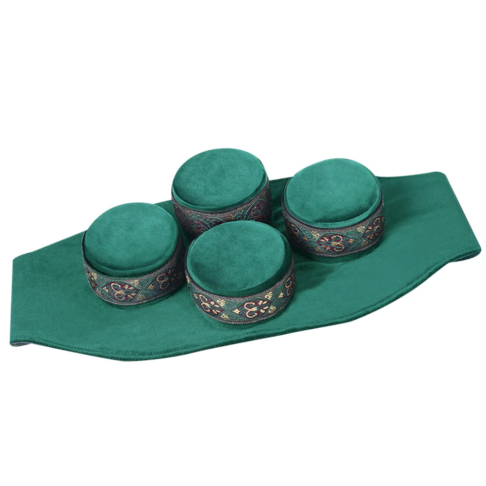 1 مجموعة صندوق الكى الأخضر دخاني المحمولة Moxa تدليك جهاز للرقبة المنزل استخدام خفيفة الوزن مقاومة للحرارة Moxa حامل