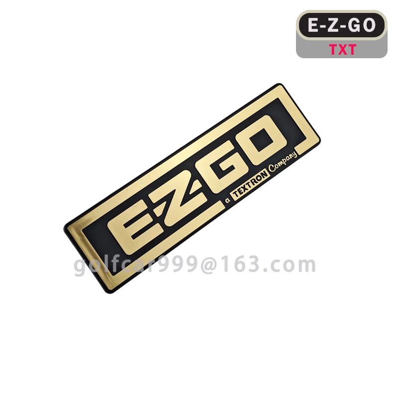 Emblem Front Name Plate For EZGO TXT 1989-2010 Golf Cart OEM#71037-G02 #71037-G04