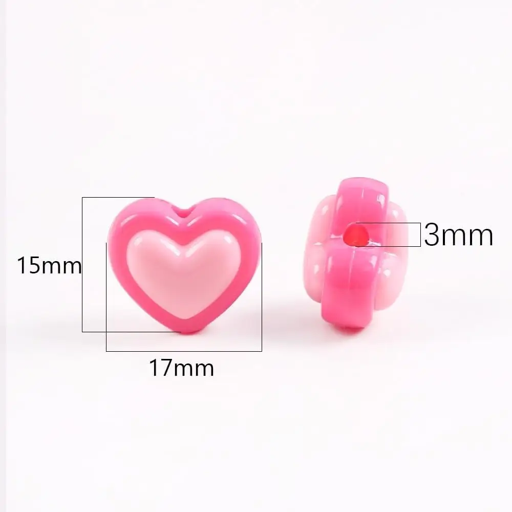 40Pcs Mixed Pastel Acrylic Beads Candy Star Heart Butterfly Shapes for DIY Jewelry Making Bracelet Phone Chain