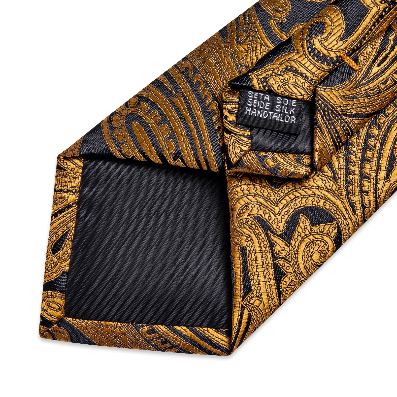 Luxury Mens Tie Jacquard Floral Necktie Pocket Square Cufflinks Set Purple Golden Blue Black for Male Men Wedding Busniess Party