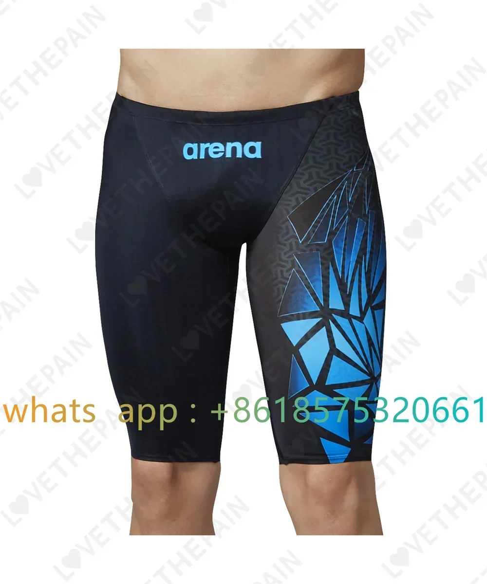 Mens Swimsuit Shorts Swimming Trunks Endurance Athletic Training Swimsuit Racing Shorts Beach Tights Swimwear Surfing Jammer new