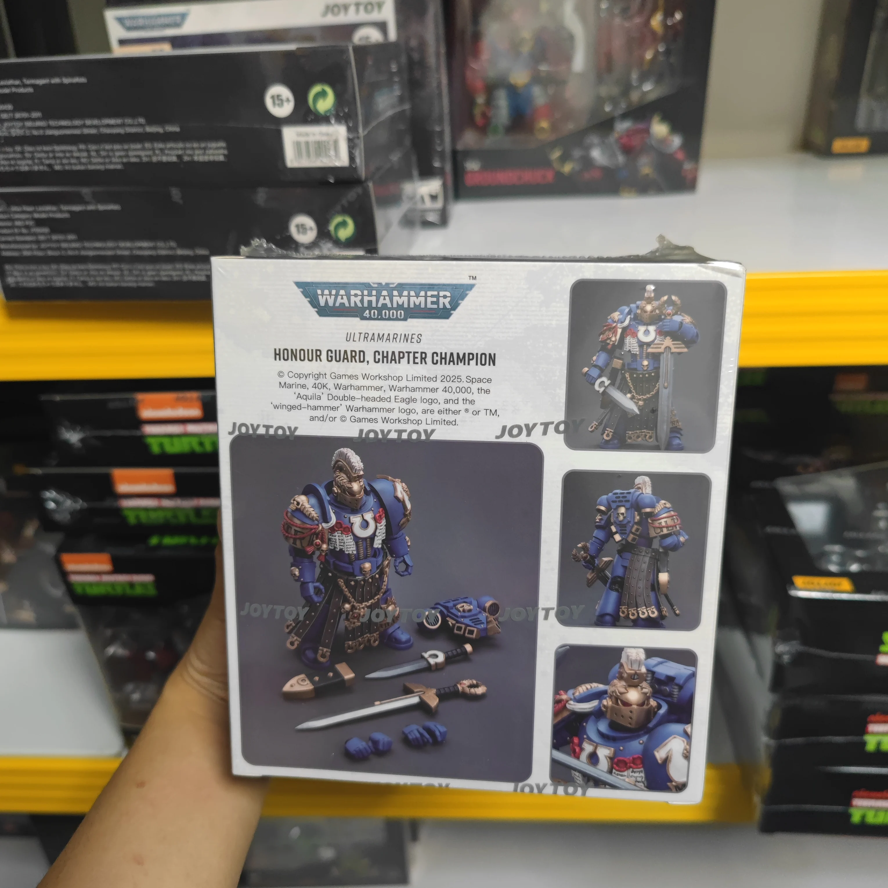 

【JOYTOY】Warhammer 40K Ultramarines Honour Guard 4PCS 1/18 Action Figure Toys