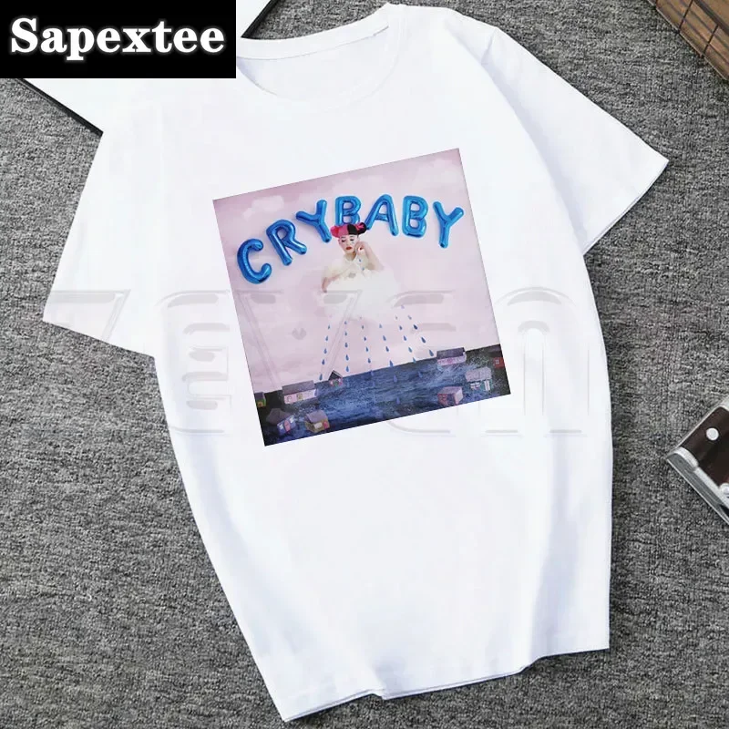 ميلاني مارتينيز كراي بيبي الهيب هوب محب تي شيرت الصيف عادية المرأة تي شيرت قصير الأكمام الإناث بلايز تيز