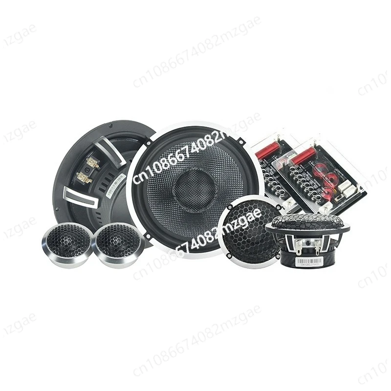 

6,5-дюймовый комплект автомобильной аудиомодификации, подходящей для дверных динамиков, автомобильный трехходовой динамик, высококачественный звук