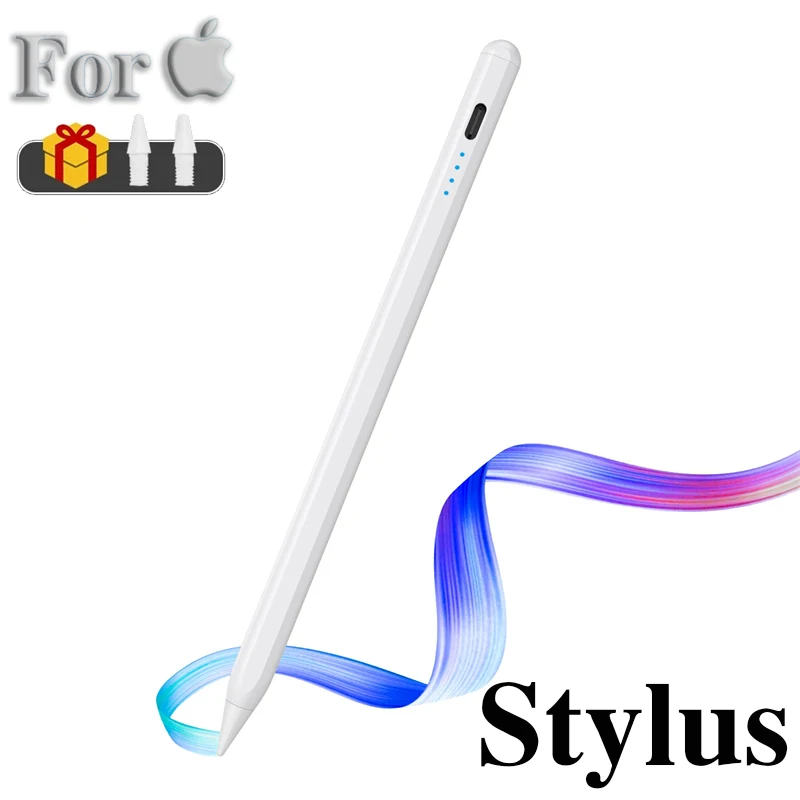 #Stylus Pen For Apple iPad Palm Rejection Power Display For iPad Pencil Accessories 2022 2021 2020 2019 2018 Pro Air Mini Stylus