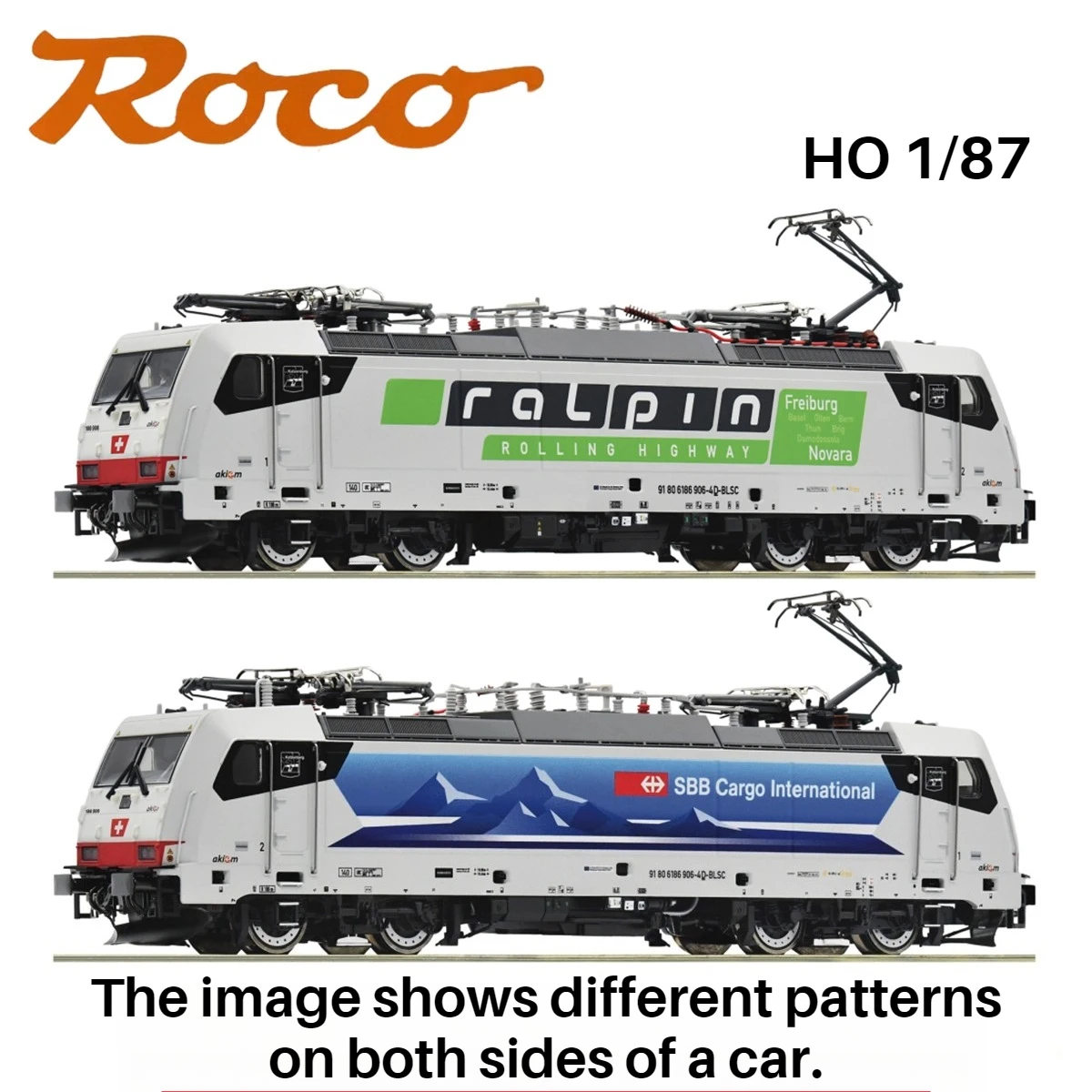 ROCO HO Type 1/87 Toy Train Electric Locomotive 70733 Digital Sound Effects Painted Design Train Model Boy's Toy Gift