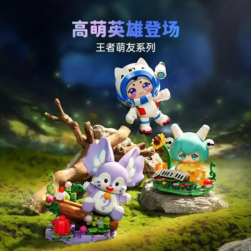 Keeppley Honor of Kings periphery Starry Sky Dream Luban No.7 DIY Assembled Model figure ornament Cai Wenji Monki Toys Gifts